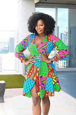 Vestidos cruzados con ankara: 