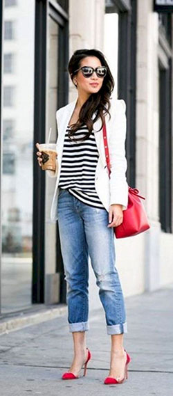 Outfits con blazer blanco, Ropa casual: Zapato de tacón alto,  traje de chaqueta,  Ropa formal,  Atuendos Informales,  Chaqueta de sport  