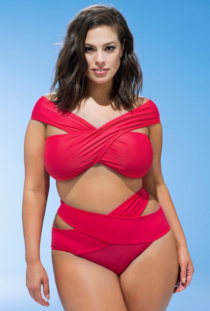 Traje de baño tallas grandes ashley graham: trajes de baño,  traje de talla grande,  Modelo de talla grande,  ashley graham,  Traje de baño de una pieza,  Caliente Bikini Fotos  