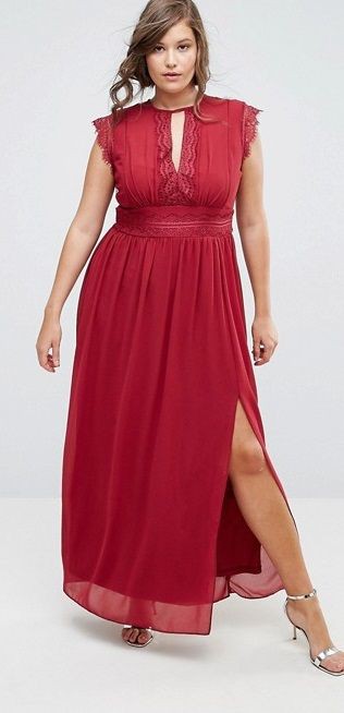 Vestido largo con detalle de encaje de talla grande Traje de cóctel hermoso para damas de talla grande: Trajes De Cóctel De Verano,  lindo vestido de coctel,  Outfit Niñas Tallas Grandes,  Trajes de fiesta de talla grande,  Traje de cóctel de talla grande,  Vestido de cóctel de talla grande  